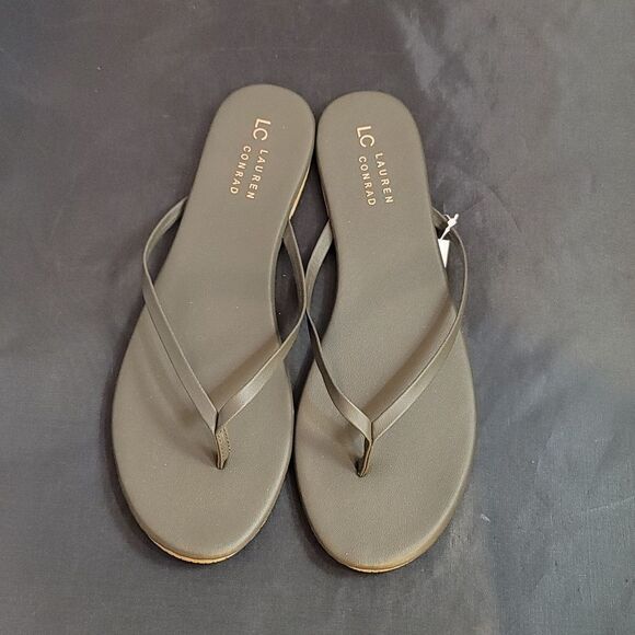 BRAND NEW LC LAUREN CONRAD HONEY WOMEN'S FLIP-FLOP SANDAL - Picture 3 of 10